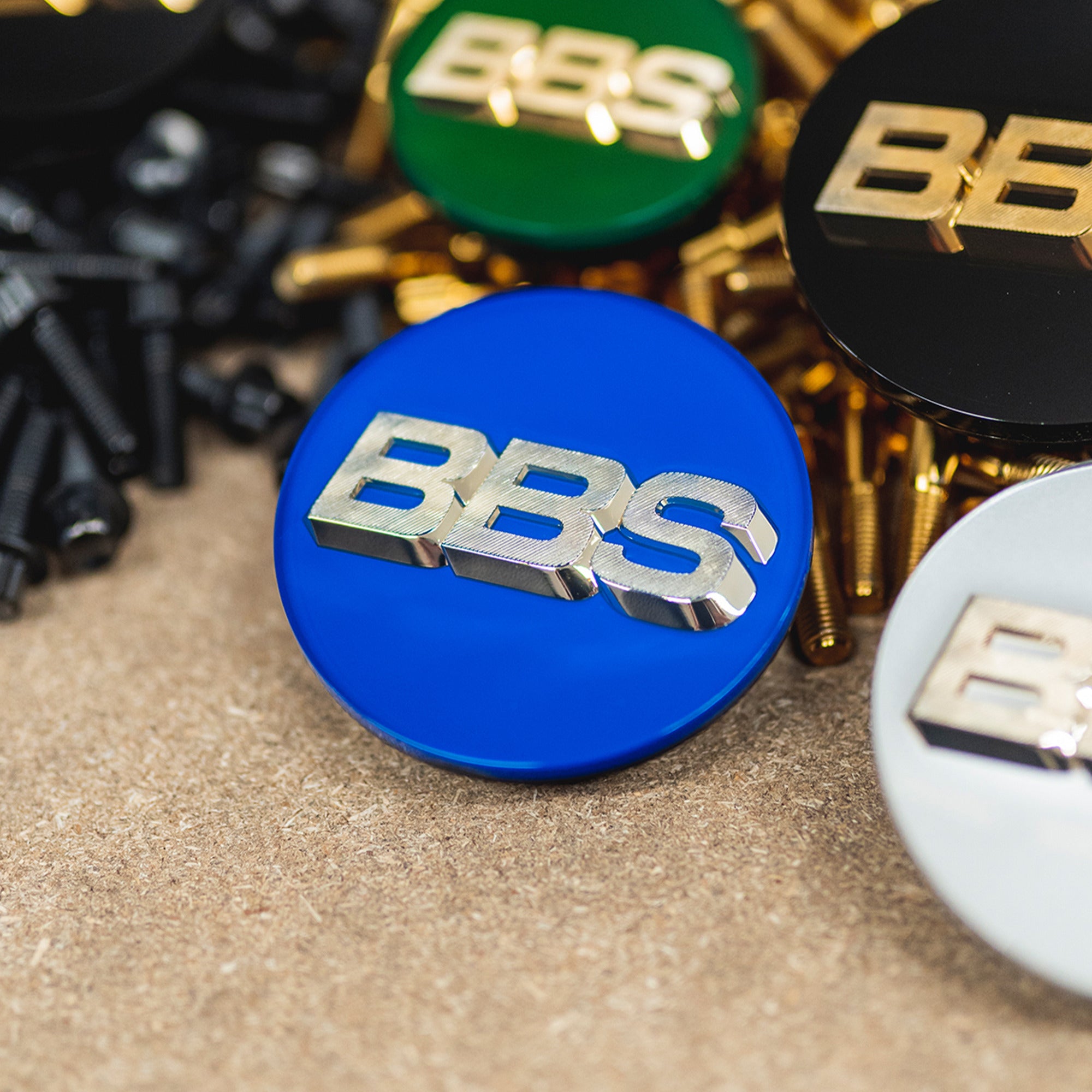BBS Blue/Gold 3D Caps